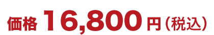 価格16,800円(税込)